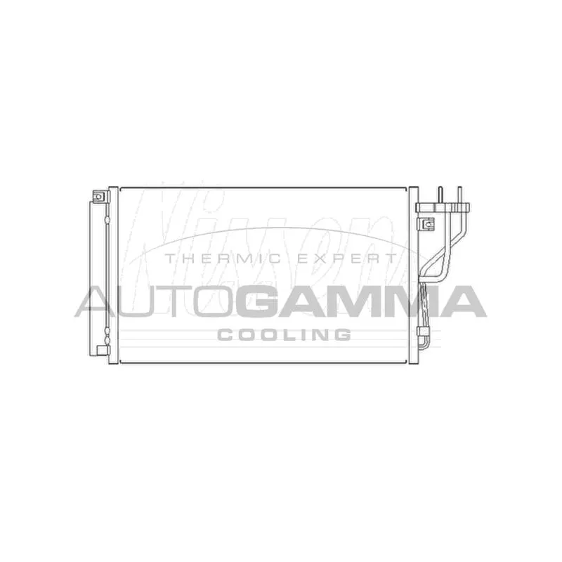 Condenseur, climatisation AUTOGAMMA 105077