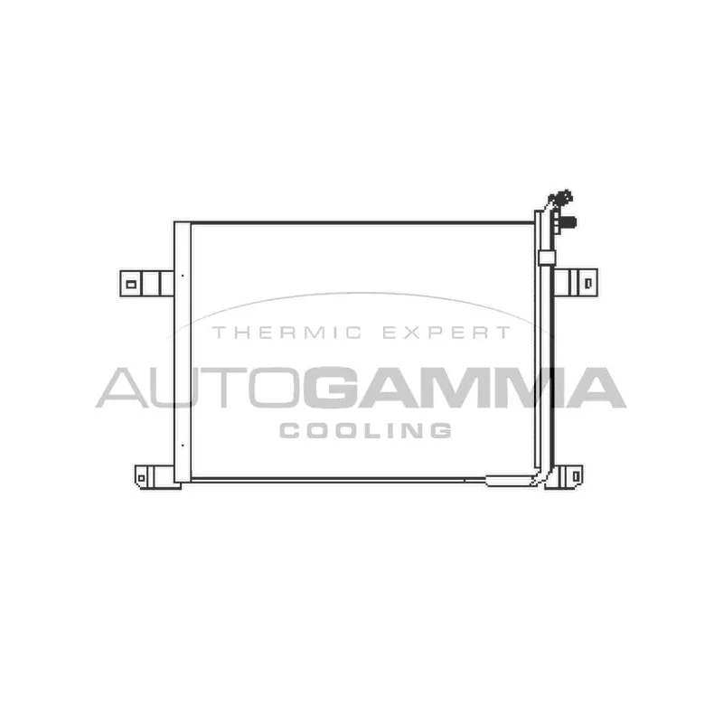 Condenseur, climatisation AUTOGAMMA 105078
