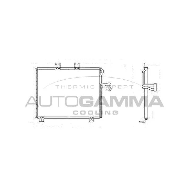 Condenseur, climatisation AUTOGAMMA 105080