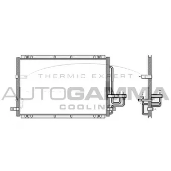 Condenseur, climatisation AUTOGAMMA 105081