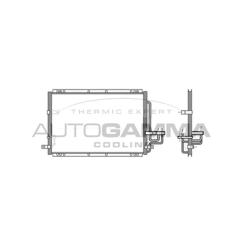 Condenseur, climatisation AUTOGAMMA 105081