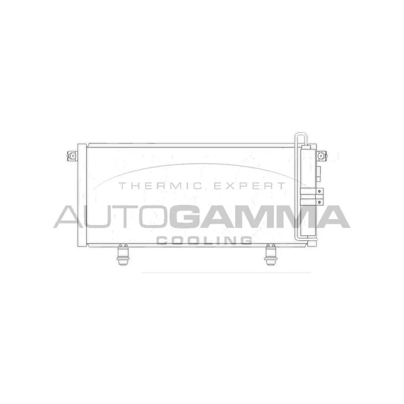 Condenseur, climatisation AUTOGAMMA 105083