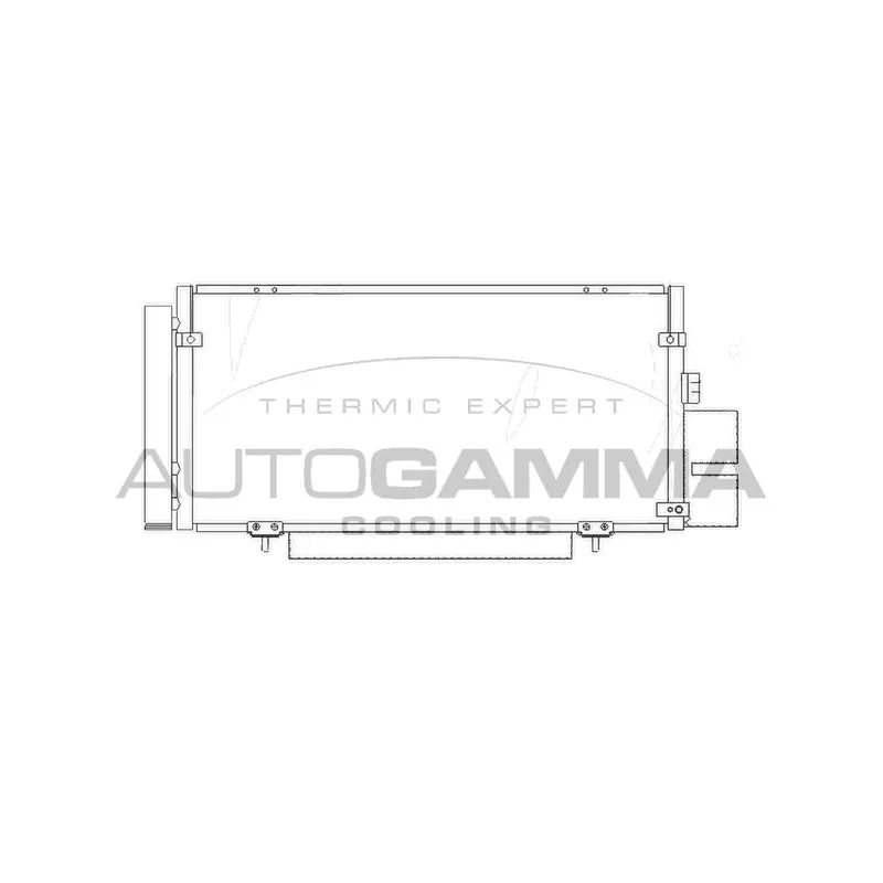 Condenseur, climatisation AUTOGAMMA 105086