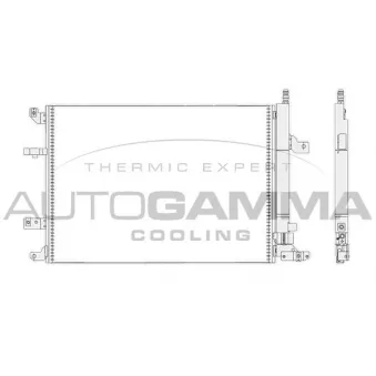 Condenseur, climatisation AUTOGAMMA 105087