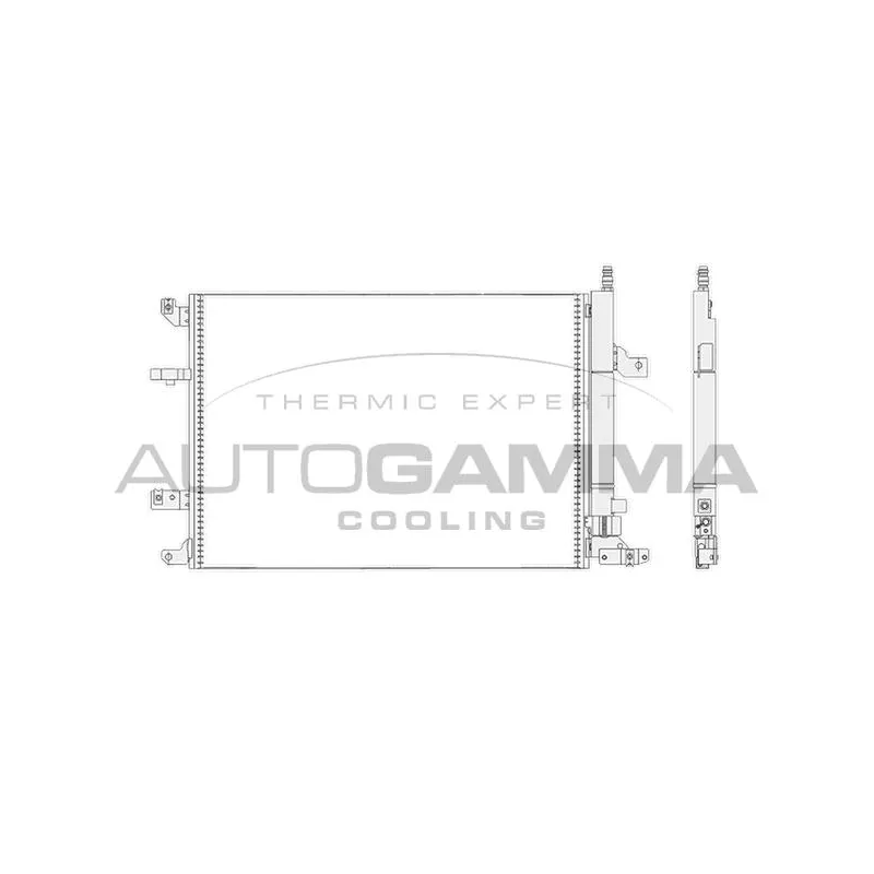 Condenseur, climatisation AUTOGAMMA 105087