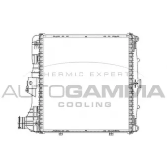 Radiateur, refroidissement du moteur AUTOGAMMA 105102