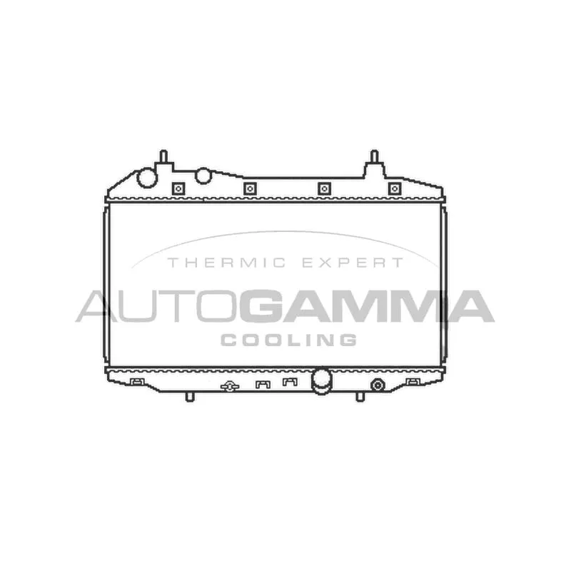 Radiateur, refroidissement du moteur AUTOGAMMA 105106