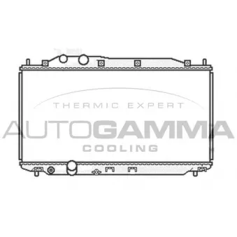Radiateur, refroidissement du moteur AUTOGAMMA 105108