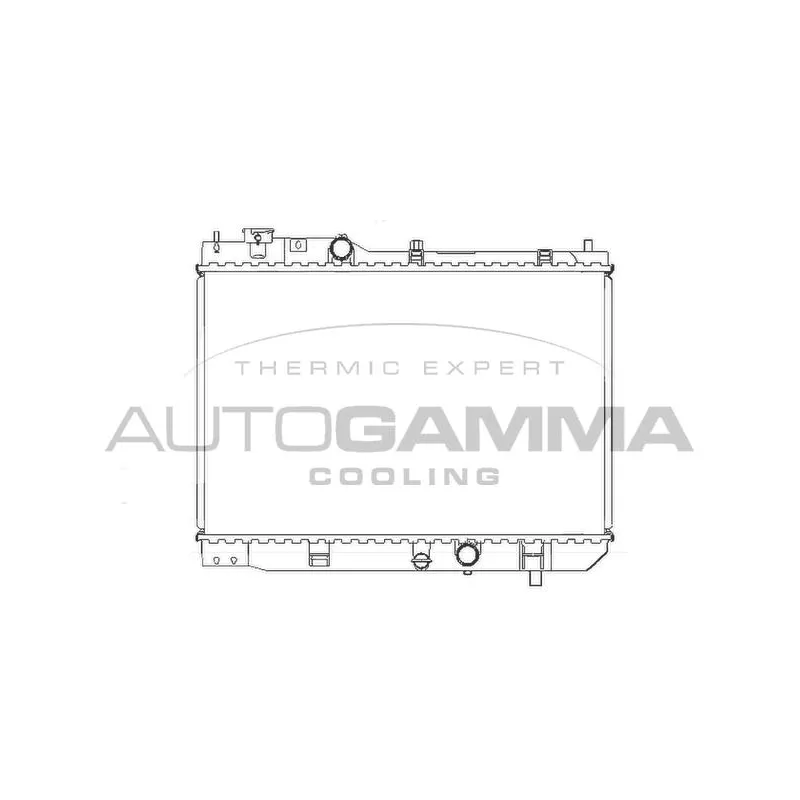 Radiateur, refroidissement du moteur AUTOGAMMA 105109