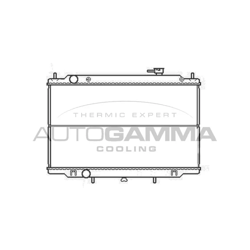 Radiateur, refroidissement du moteur AUTOGAMMA 105110