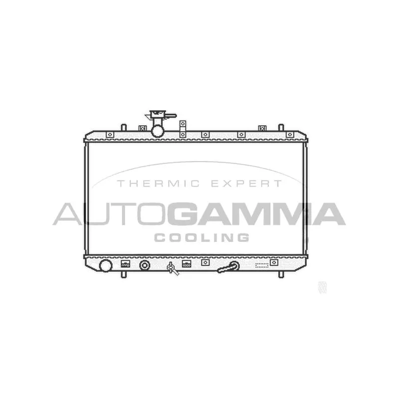 Radiateur, refroidissement du moteur AUTOGAMMA 105112