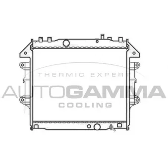 Radiateur, refroidissement du moteur AUTOGAMMA 105113