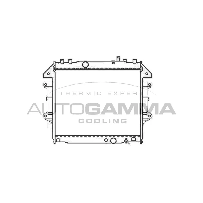 Radiateur, refroidissement du moteur AUTOGAMMA 105113