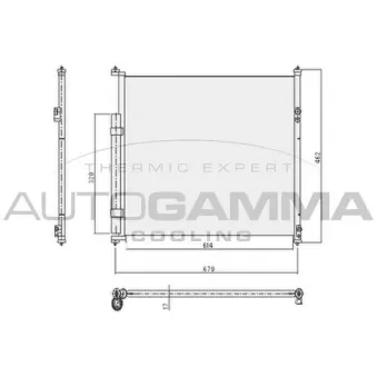 Condenseur, climatisation AUTOGAMMA