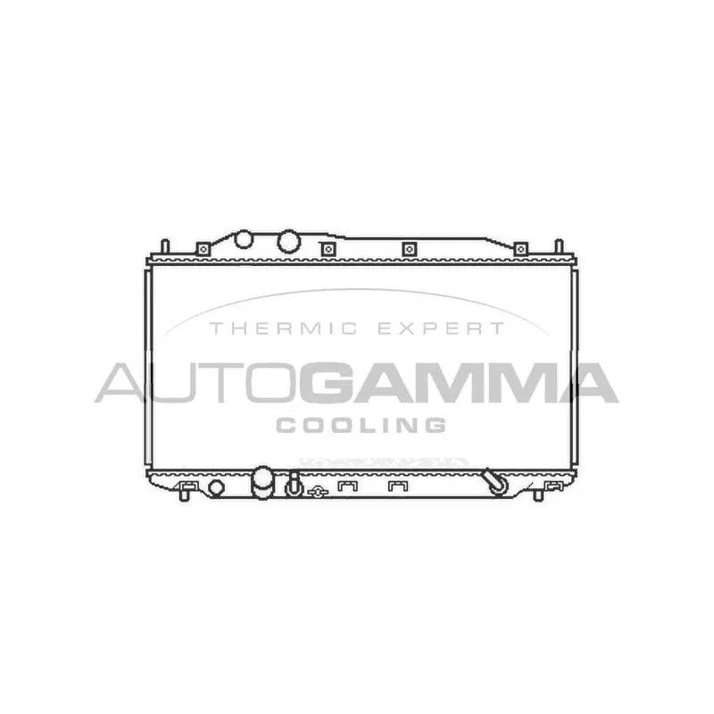 Radiateur, refroidissement du moteur AUTOGAMMA 105125