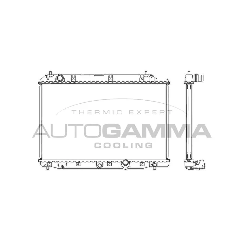 Radiateur, refroidissement du moteur AUTOGAMMA 105126