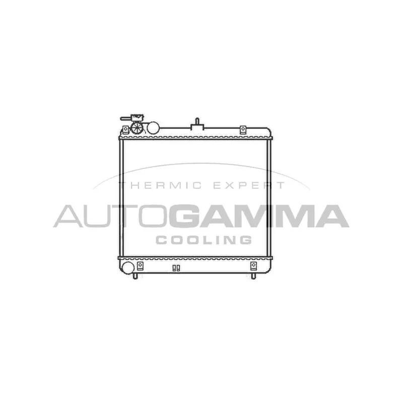 Radiateur, refroidissement du moteur AUTOGAMMA 105127