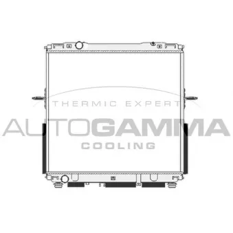 Radiateur, refroidissement du moteur AUTOGAMMA 105129