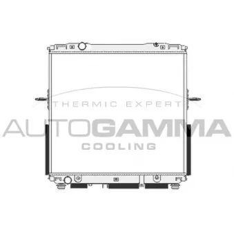 Radiateur, refroidissement du moteur AUTOGAMMA 105130