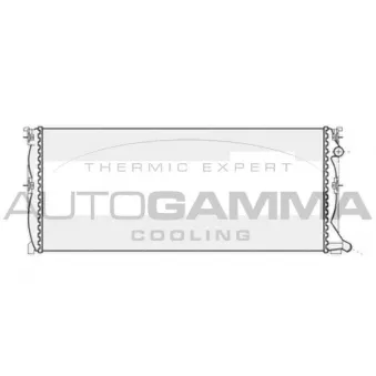 Radiateur, refroidissement du moteur AUTOGAMMA 105133