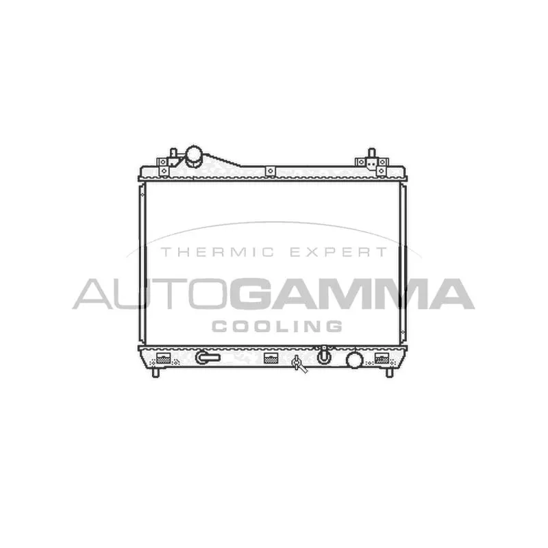 Radiateur, refroidissement du moteur AUTOGAMMA 105136