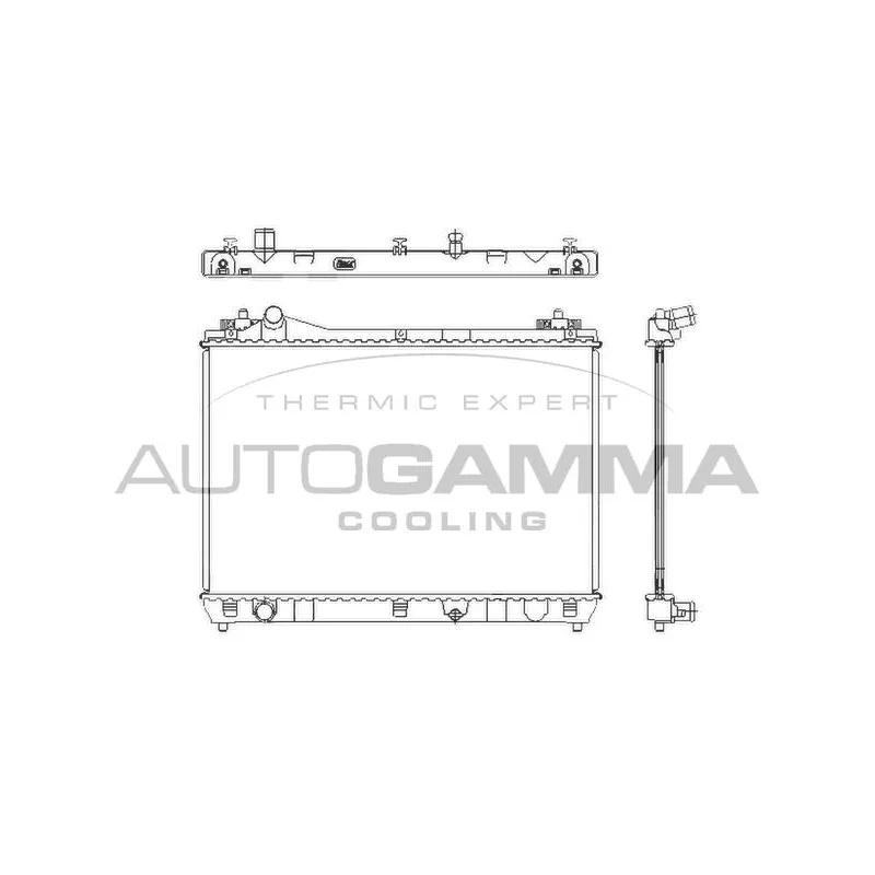 Radiateur, refroidissement du moteur AUTOGAMMA 105137