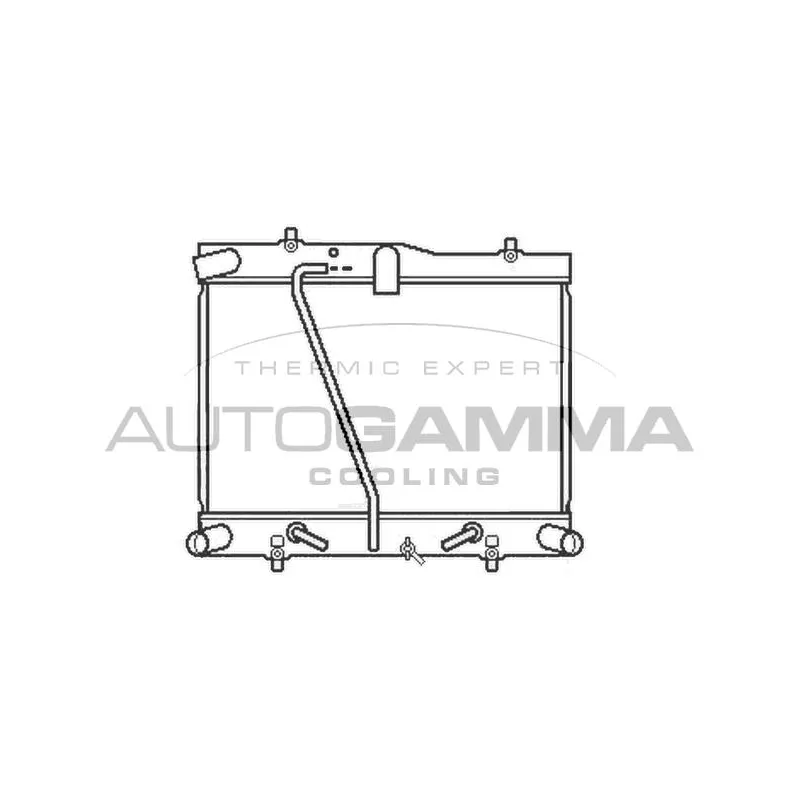 Radiateur, refroidissement du moteur AUTOGAMMA 105139