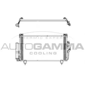 Condenseur, climatisation AUTOGAMMA 105151
