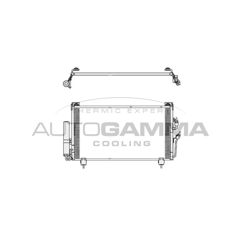 Condenseur, climatisation AUTOGAMMA 105151