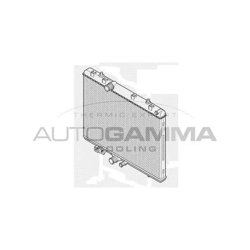 Radiateur, refroidissement du moteur AUTOGAMMA 105157