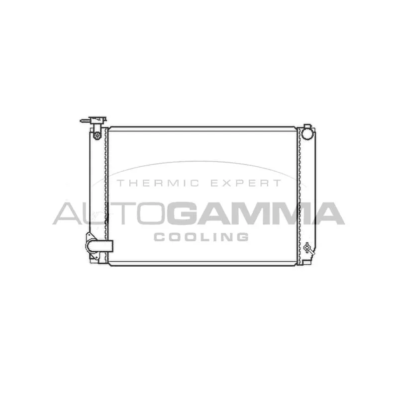Radiateur, refroidissement du moteur AUTOGAMMA 105163