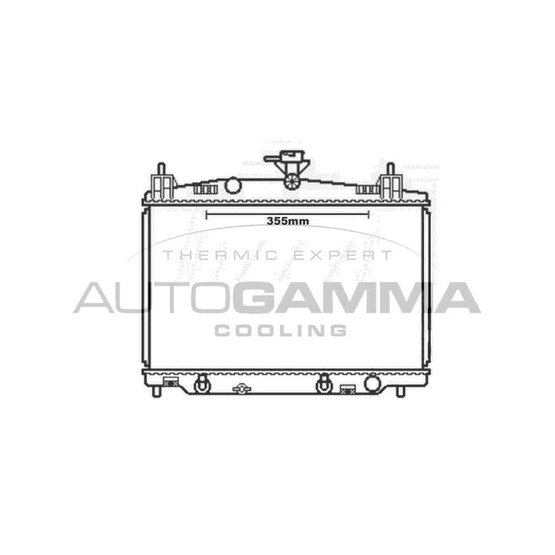 Radiateur, refroidissement du moteur AUTOGAMMA 105165