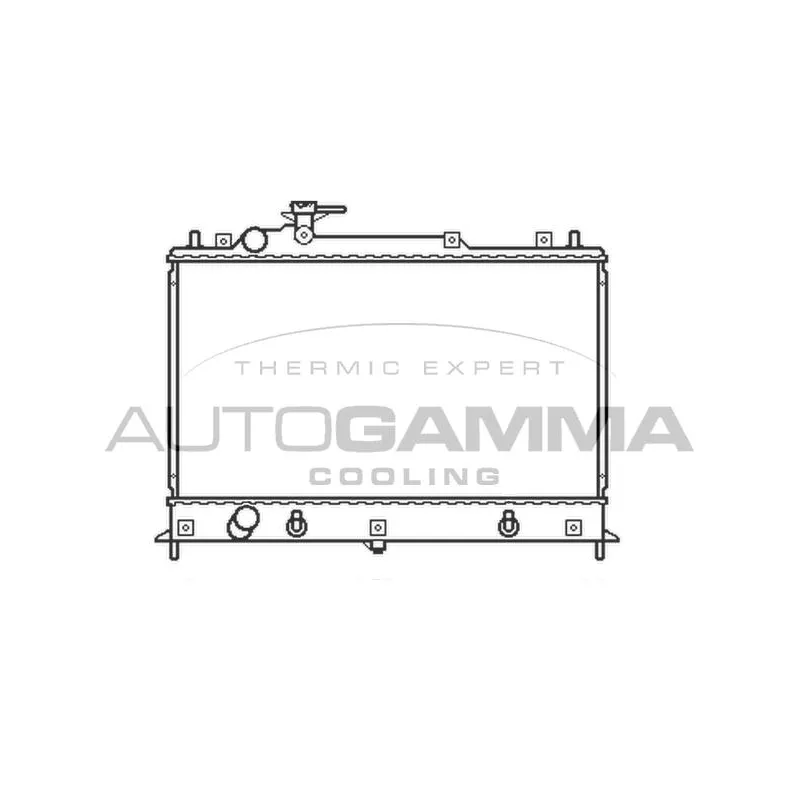 Radiateur, refroidissement du moteur AUTOGAMMA 105166