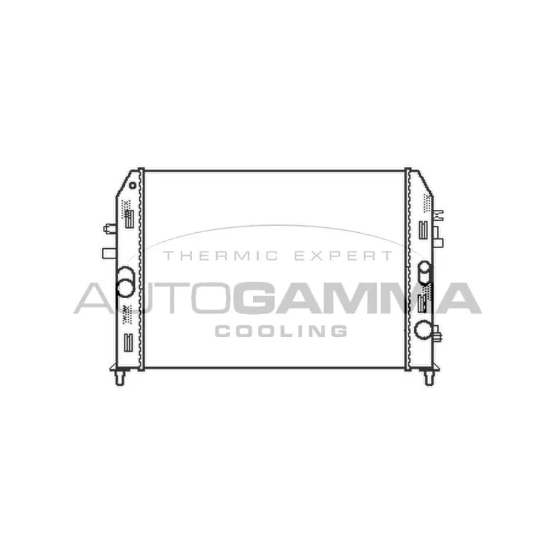 Radiateur, refroidissement du moteur AUTOGAMMA 105167