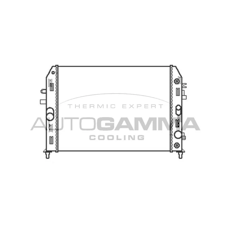 Radiateur, refroidissement du moteur AUTOGAMMA 105168