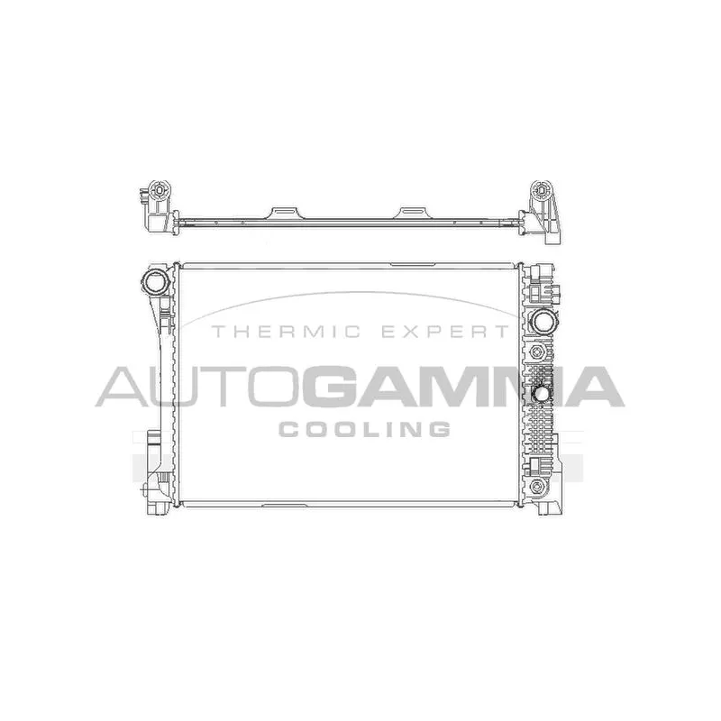 Radiateur, refroidissement du moteur AUTOGAMMA 105172