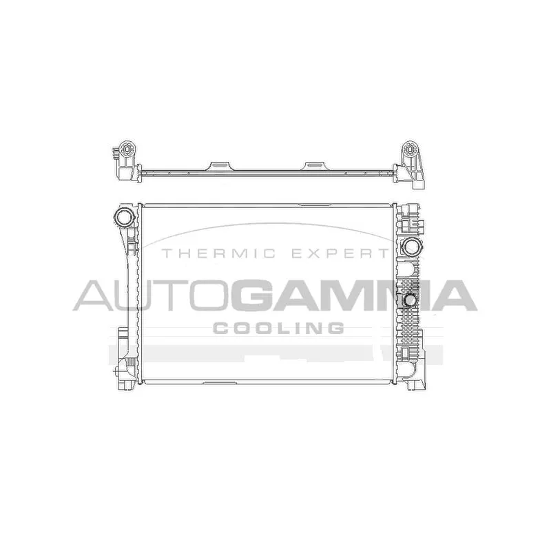 Radiateur, refroidissement du moteur AUTOGAMMA 105173