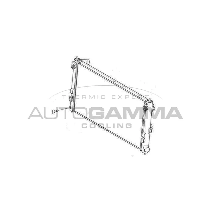Radiateur, refroidissement du moteur AUTOGAMMA 105174