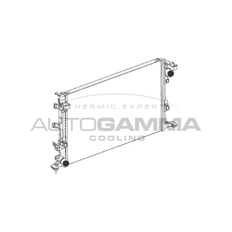 Radiateur, refroidissement du moteur AUTOGAMMA 105176