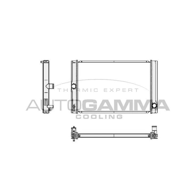 Radiateur, refroidissement du moteur AUTOGAMMA 105178