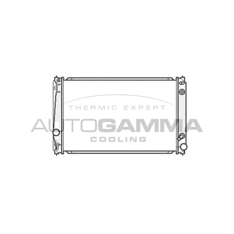 Radiateur, refroidissement du moteur AUTOGAMMA 105186