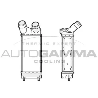 Intercooler, échangeur AUTOGAMMA 105189