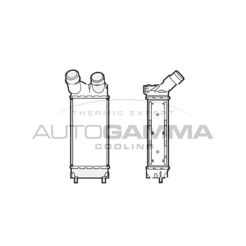 Intercooler, échangeur AUTOGAMMA 105189