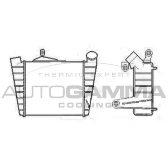 Intercooler, échangeur AUTOGAMMA 105191