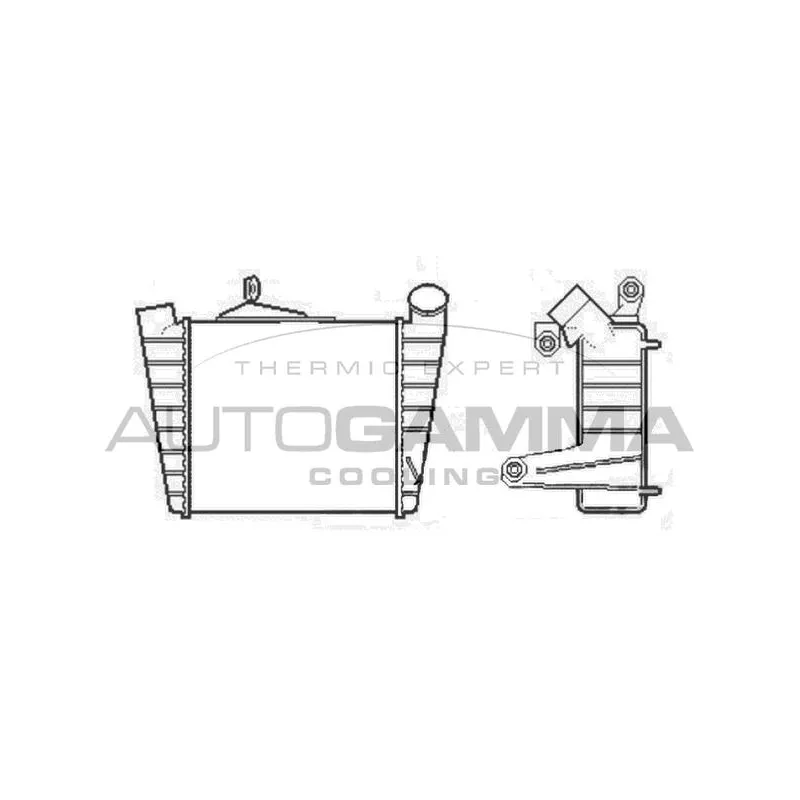 Intercooler, échangeur AUTOGAMMA 105191