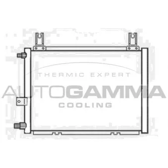 Condenseur, climatisation AUTOGAMMA 105194