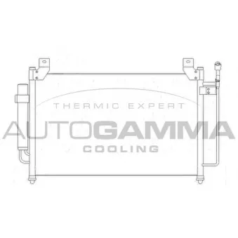 Condenseur, climatisation AUTOGAMMA 105197