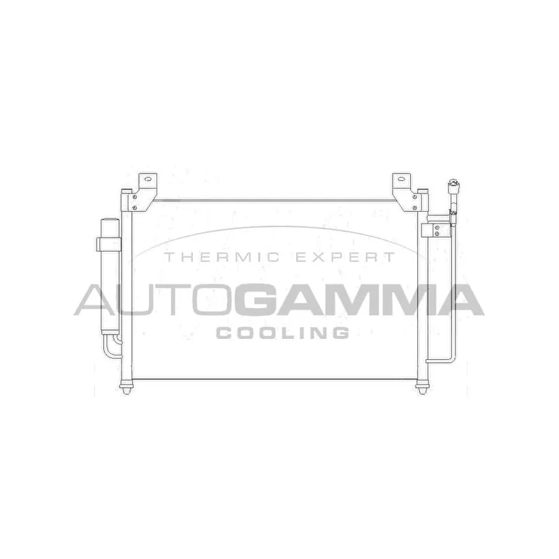 Condenseur, climatisation AUTOGAMMA 105197