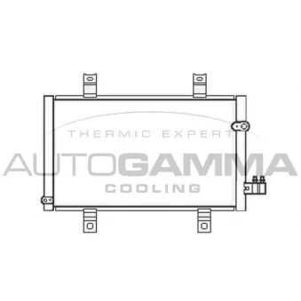 Condenseur, climatisation AUTOGAMMA 105198