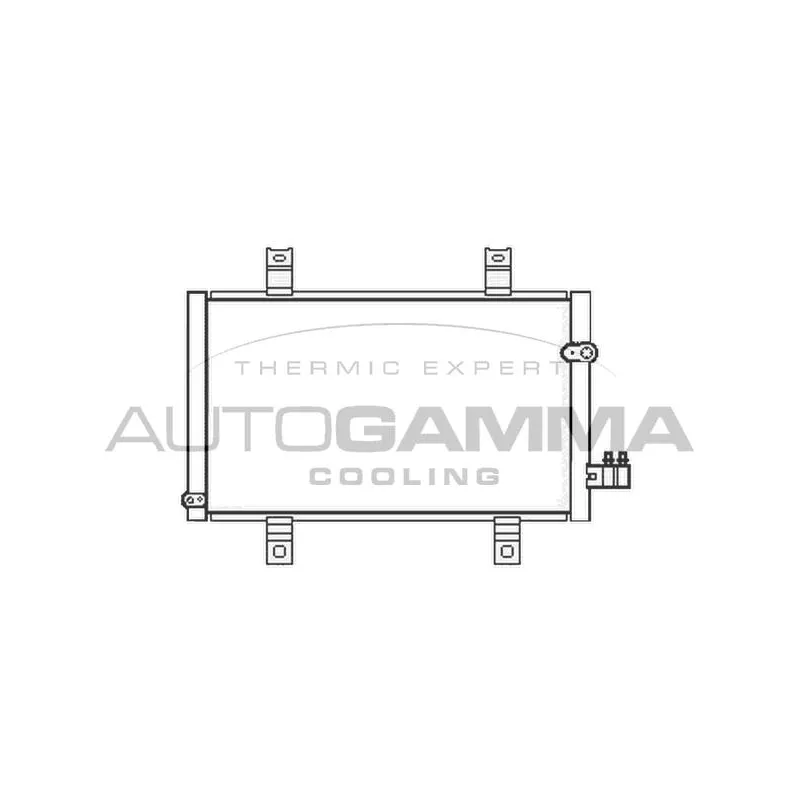 Condenseur, climatisation AUTOGAMMA 105198